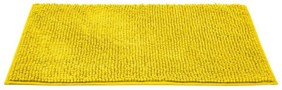 Tappetino da bagno giallo in tessuto 50x80 cm Chenille - Allstar