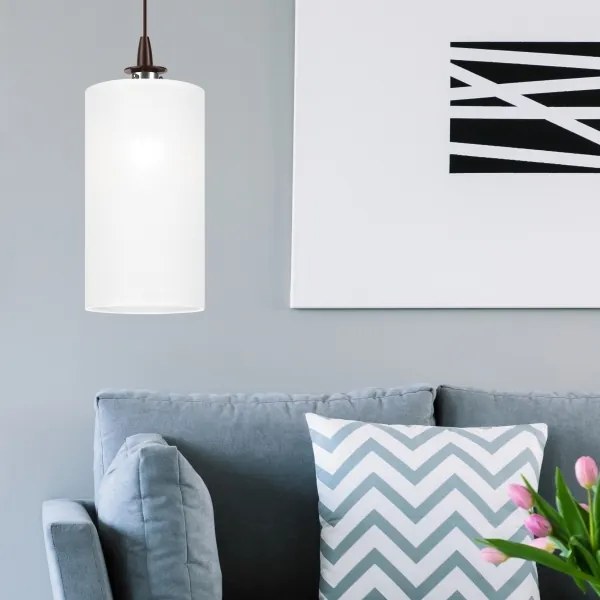 Lampadario LED a sospensione con filo NOEL MINI 1xE27/60W/230V bianco