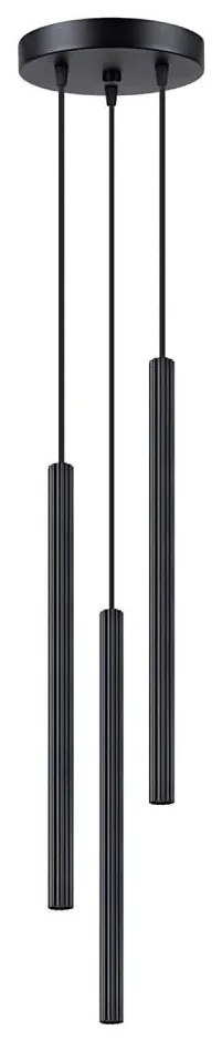 Sollux SL.1341 - Lampadario a sospensione con filo ARCHE 3xG9/8W/230V nero