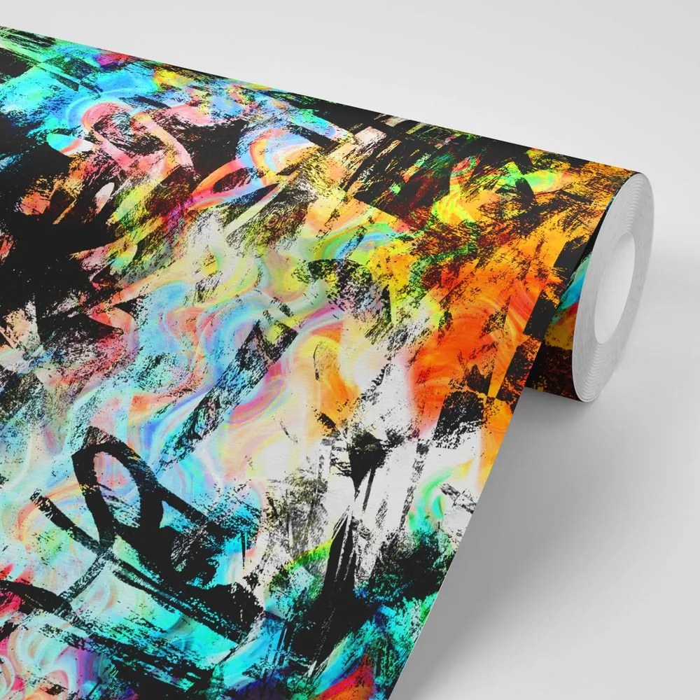 Carta da parati autoadesiva – Arte graffiti unica