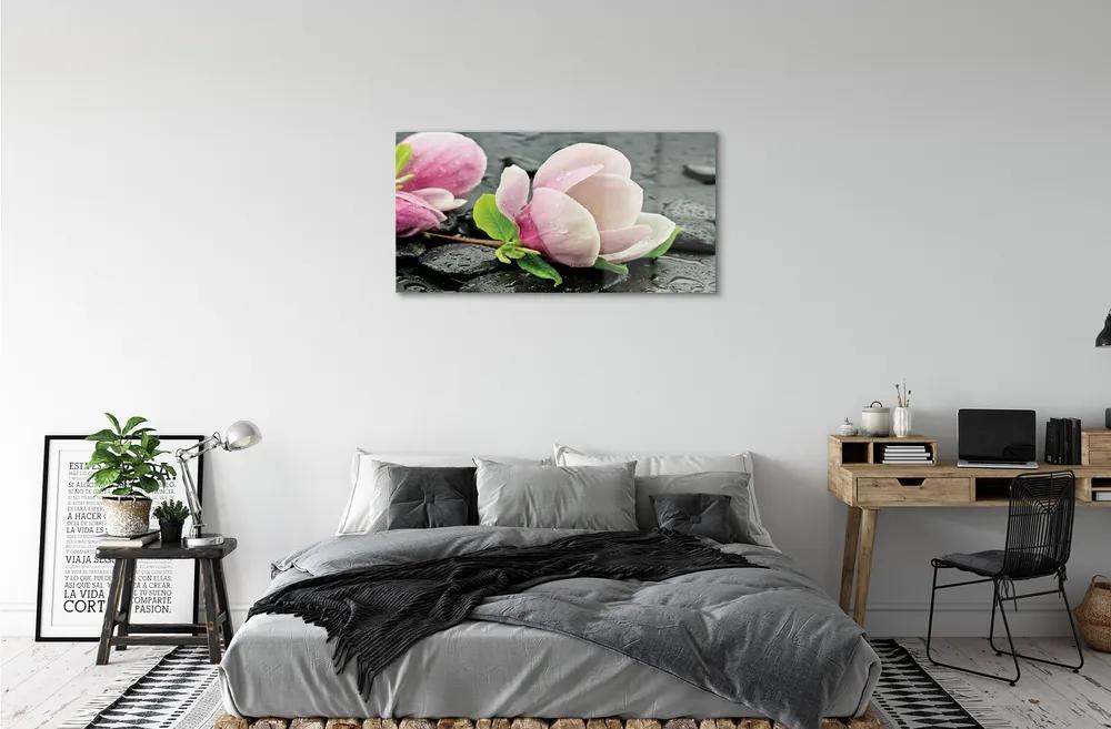 Quadro acrilico Pietre magnolia 100x50 cm