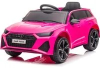 Macchina Elettrica per Bambini 12V con Licenza Audi RS6 Rosa