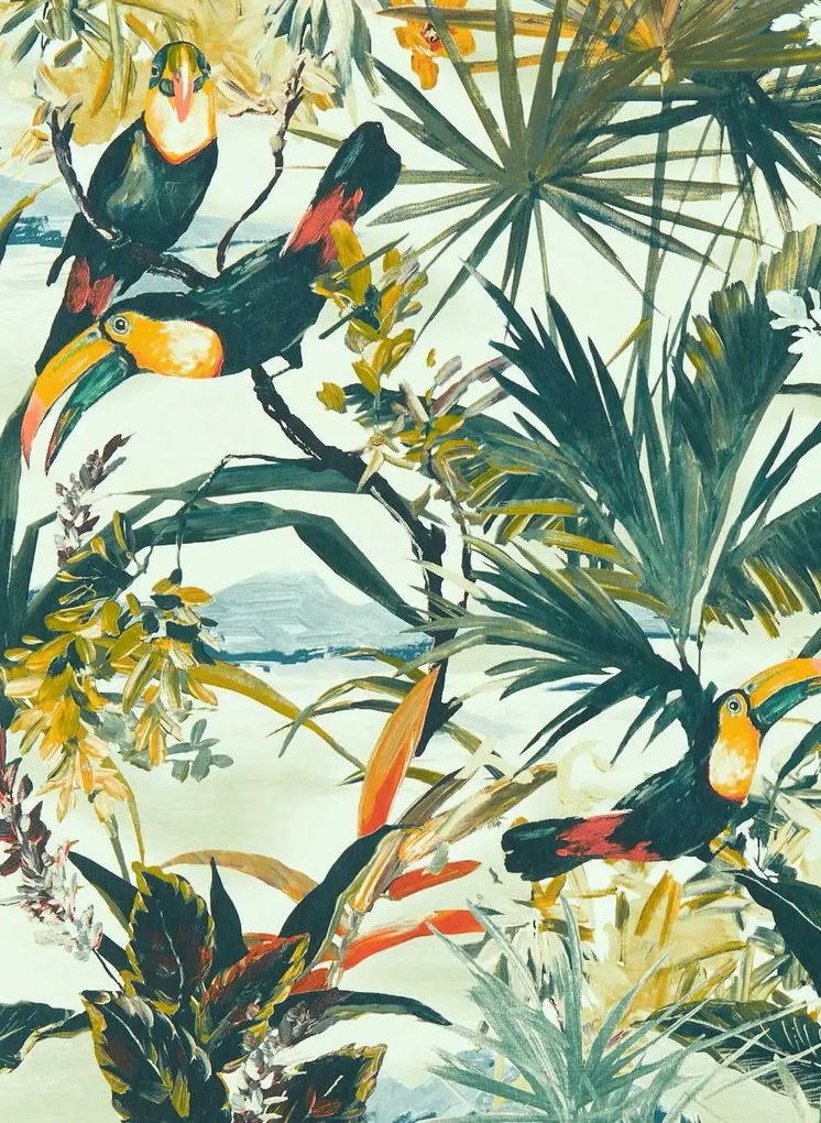 Clarke & Clarke Carta da parati Toucan - Antique
