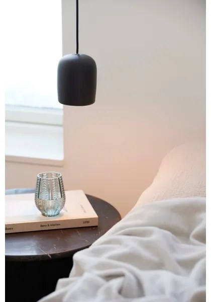 Nordlux - Lampadario a sospensione con filo NOTTI 1xE27/25W/230V nero