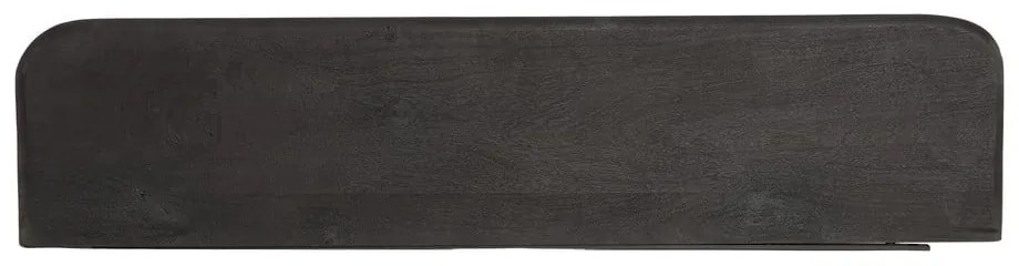 Scaffale in legno di mango nero 100 cm Tarontu - Light &amp; Living