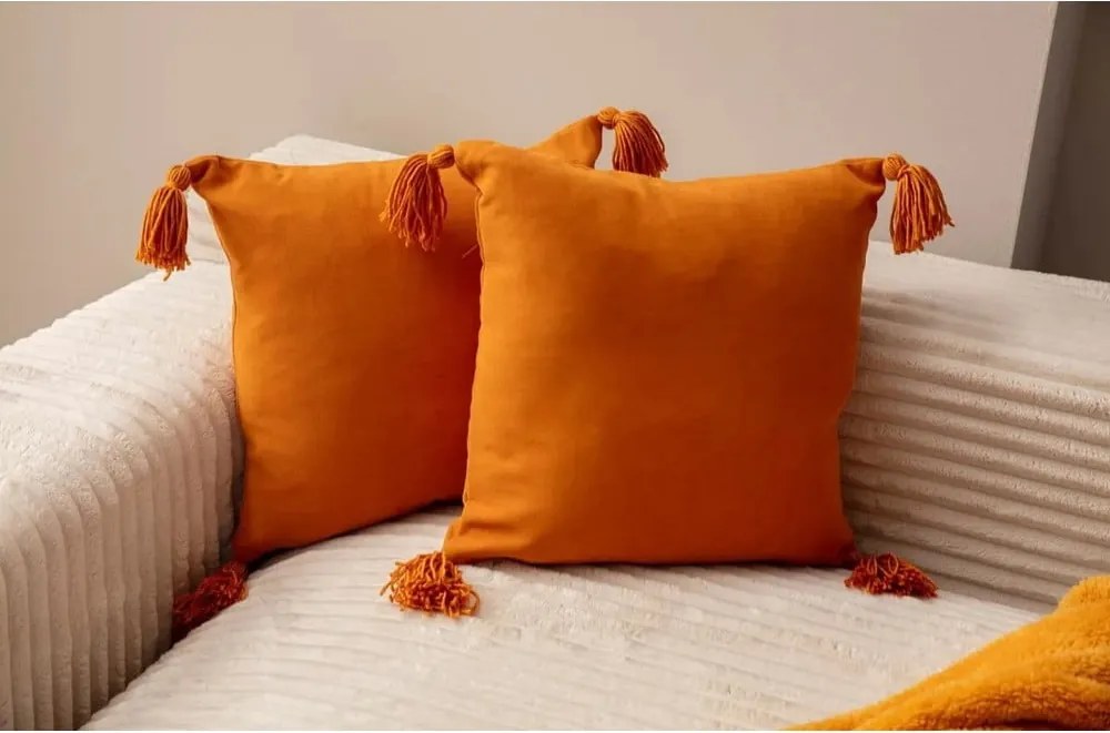 Federe decorative in set 2 pz 43x43 cm Puskul – Mioli Decor