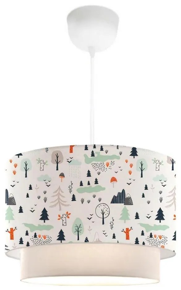 Lampadario per bambini CANDY 1xE27/40W/230V bianco/multicolore