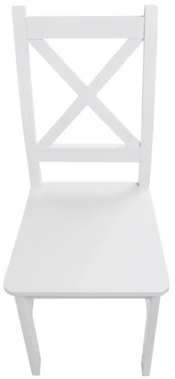 Sedia da pranzo NATE bianca