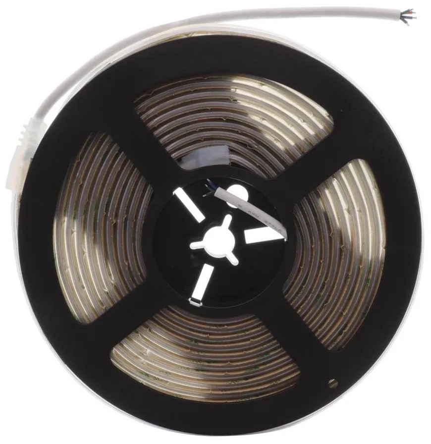 Striscia LED COB RGBW 20W/m Multicolore e B. Naturale 24VDC IP67 5m Professional Colore RGBW