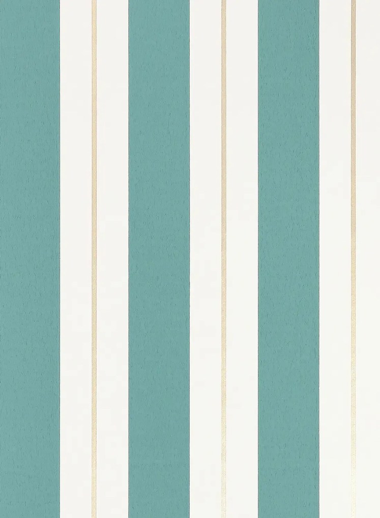 Osborne & Little Tapete Bramante Stripe - Teal