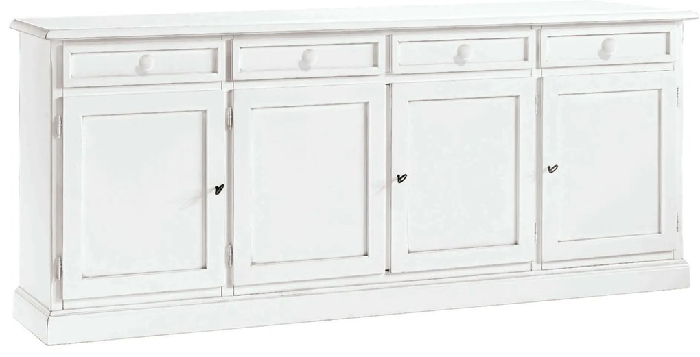 CECILY - credenza in legno cm 205 x 42 x 86 h