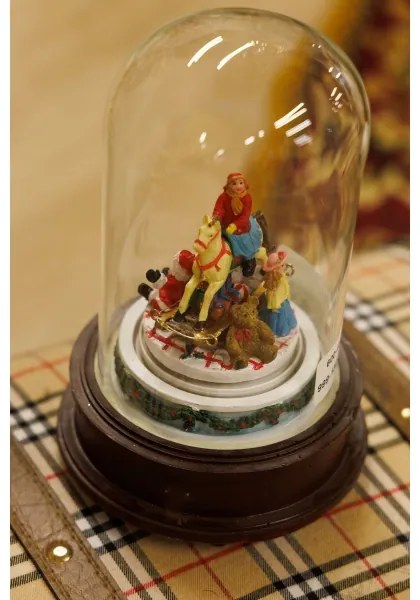 LED Decorazione natalizia animata con musica 8xLED/3xAAA bianco caldo