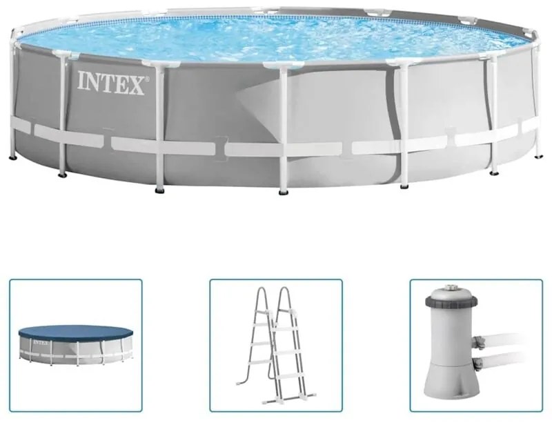 Intex - Set Piscina Prism Frame Premium 427x107 cm