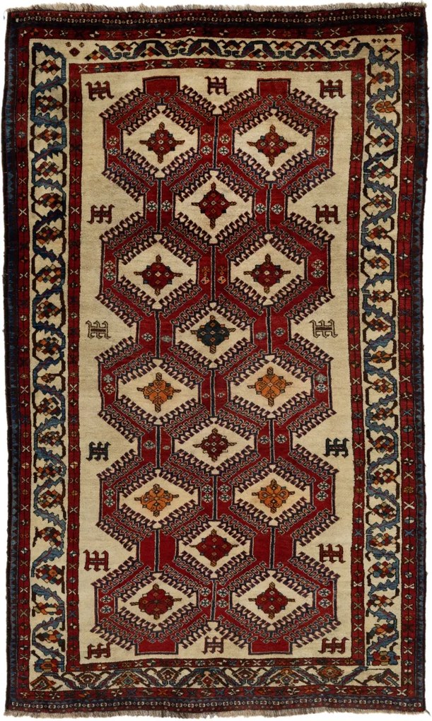 Shiraz Tappeto 160 x 260 (Iran) Annodato A Mano
