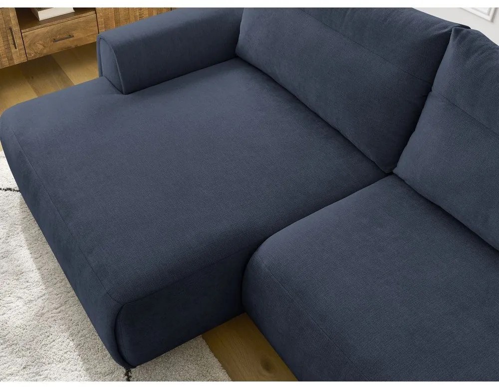Divano angolare in blu scuro Aden – Bobochic Paris