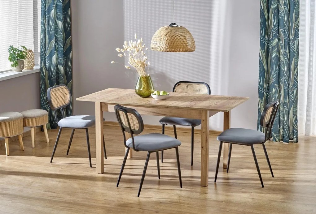 Tavolo Maurycy allungabile in rovere craft - L 118-158 x L 75 x H 76 cm
