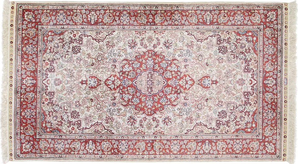Hereke Tappeto orientale 120 x 80 Rosa (Cina) Annodato A Mano