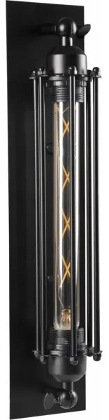 Applique RETRO 1xE27/20W/230V nero