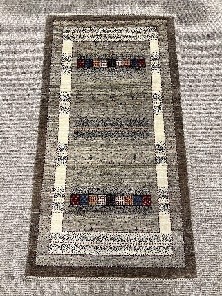 Loribaft Tappeto 140x80 Marrone (Iran) Annodato A Mano