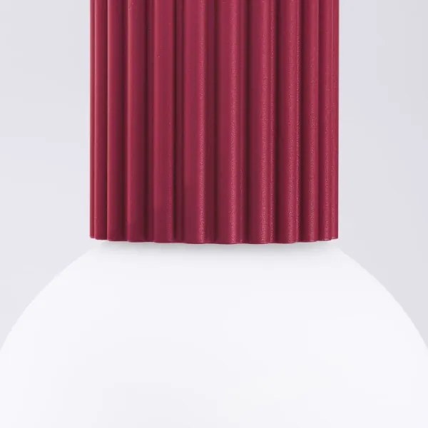 Sollux SL.1748 - Plafoniera da bagno HALO 1xG9/8W/230V IP44 rosso