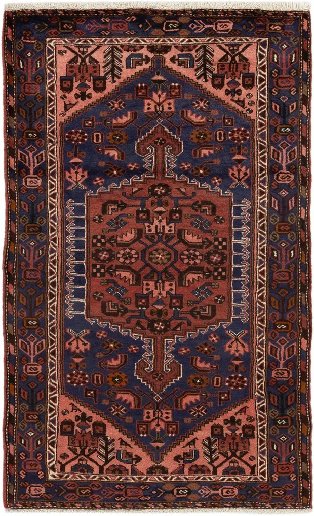 Shiraz Tappeto 130 x 220 (Iran) Annodato A Mano