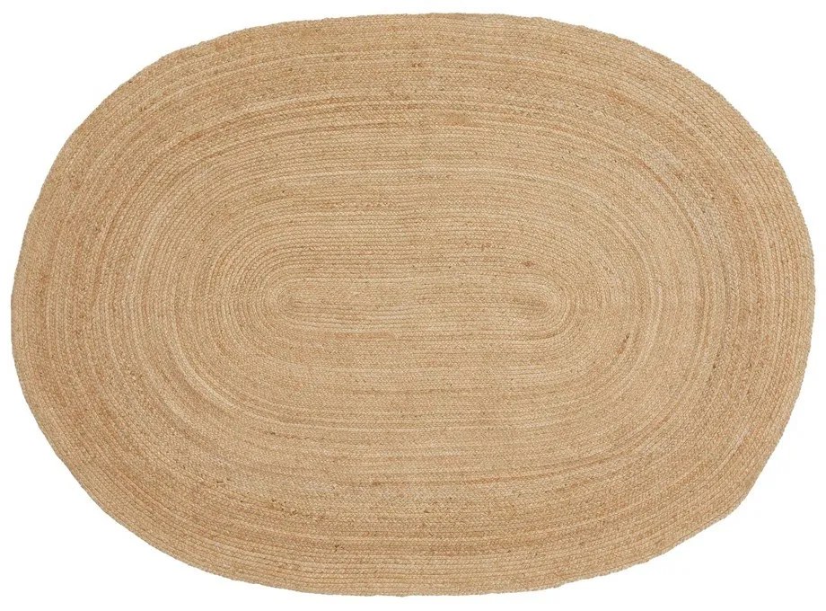 Tappeto di colore naturale in iuta tessuto a mano 140x200 cm Bombay – House Nordic