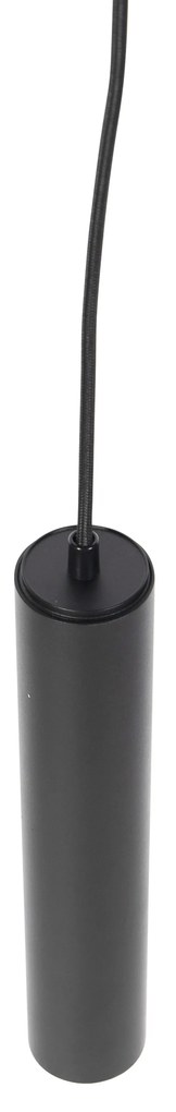 Set di 2 lampade a sospensione di design nere - Tuba Small