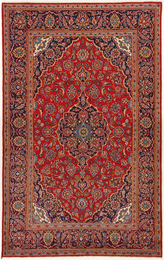Kashan Tappeto persiano 140 x 220 (Iran) Annodato A Mano