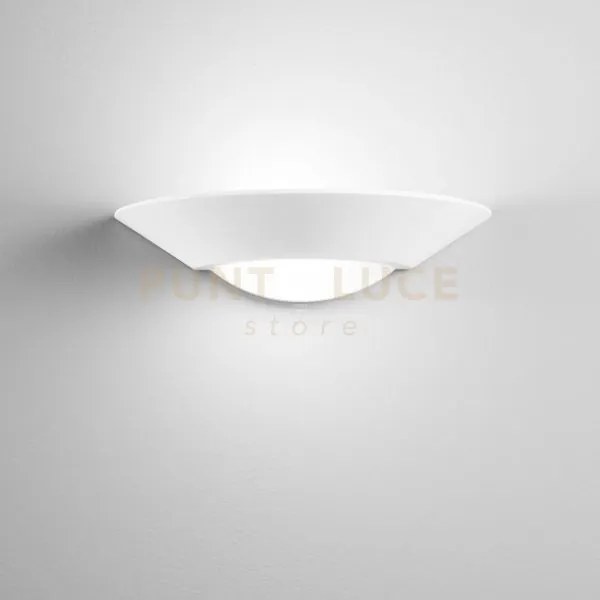 Applique a parete soleil bianca 1 luce attacco e14 42,5x21,3x10,3cm...