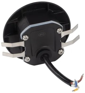 Kanlux 39121 - Lampada per scale LED EXIN LED/2,5W/230V 3000K IP65 nera rotonda