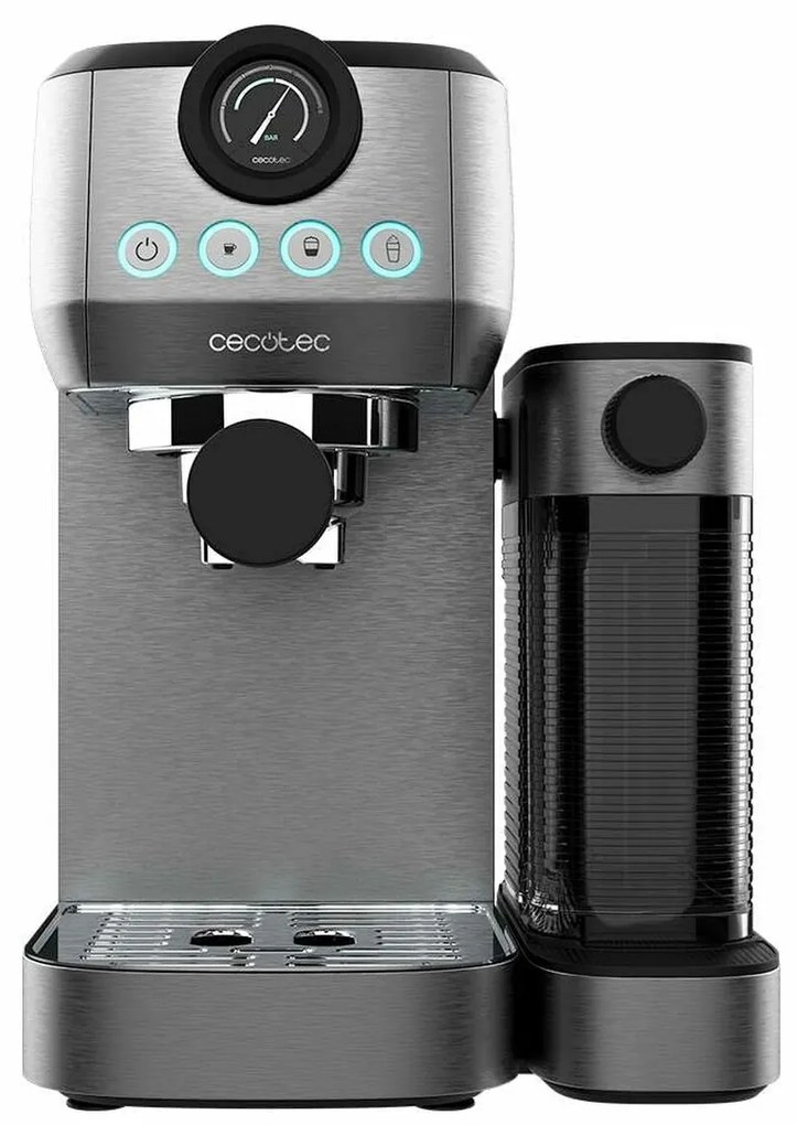 Caffettiera Express Cecotec Power Espresso 20 Steel Pro Latte Acciaio 1350 W