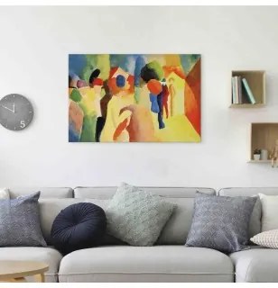 Quadro - With a Yellow Jacket (August Macke) Standard 90x60