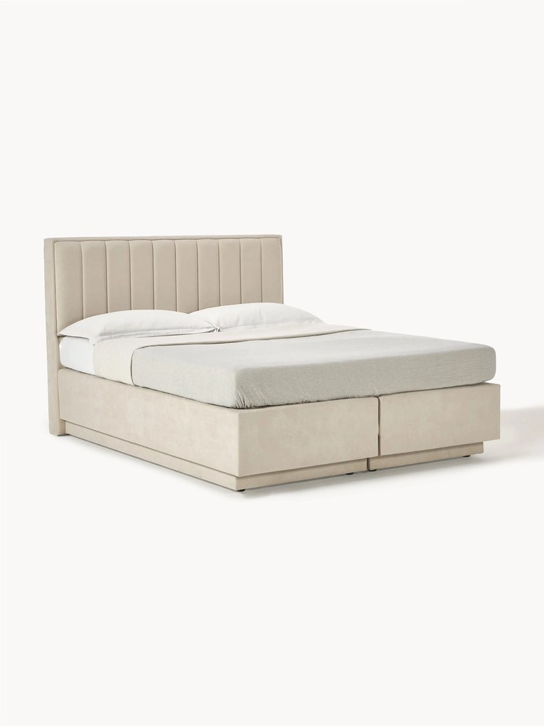 Letto boxspring con contenitore Livia