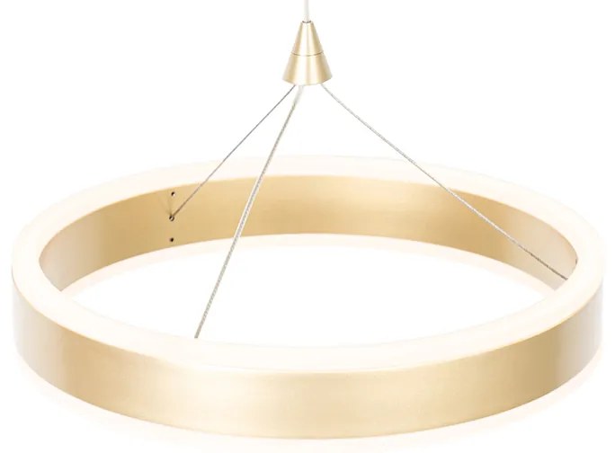 Lampada a sospensione in ottone 30 cm incl. LED dimmerabile a 3 step - Lyani