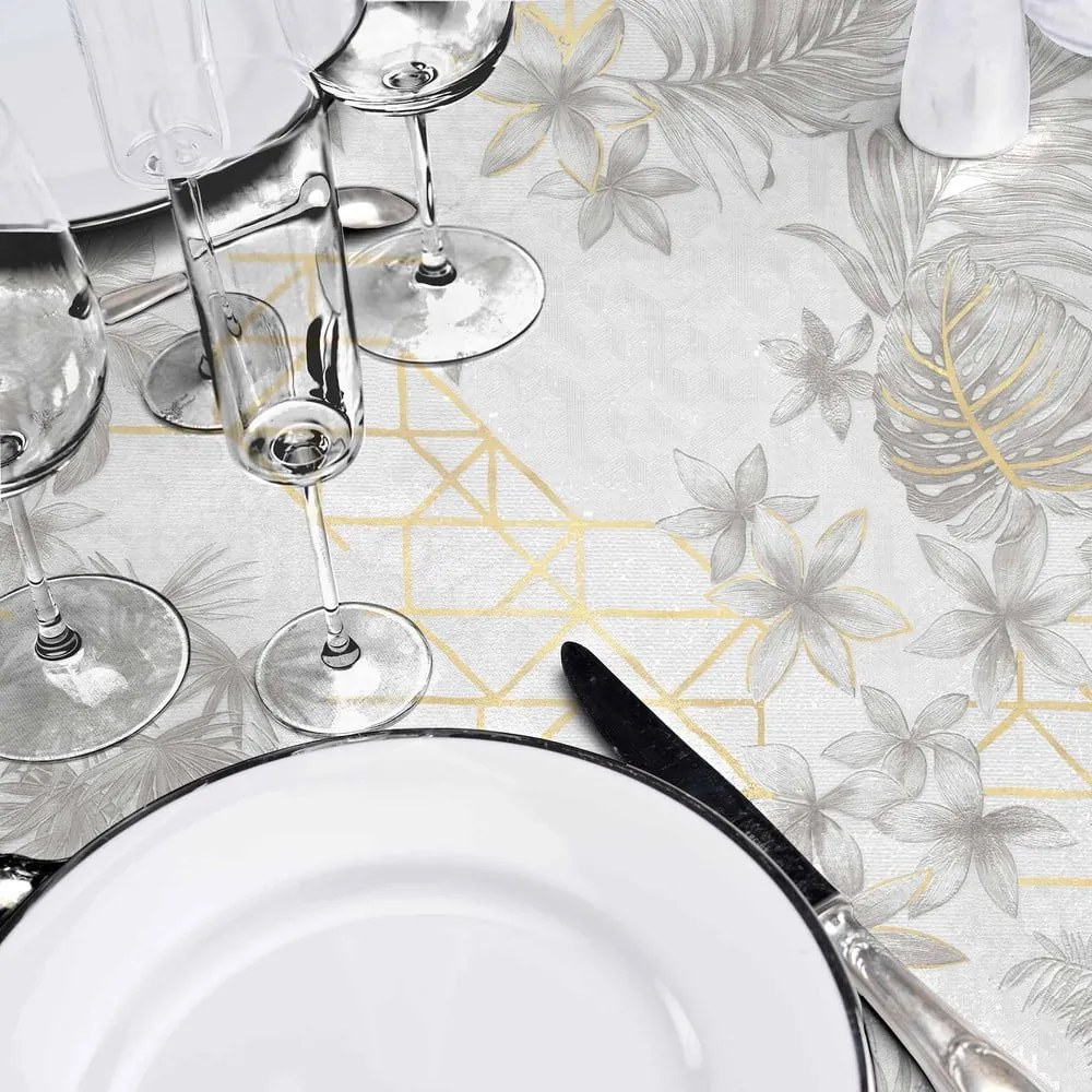 Tovaglia adatta per pulizia con panno umido ø 160 cm Coconut – douceur d'intérieur