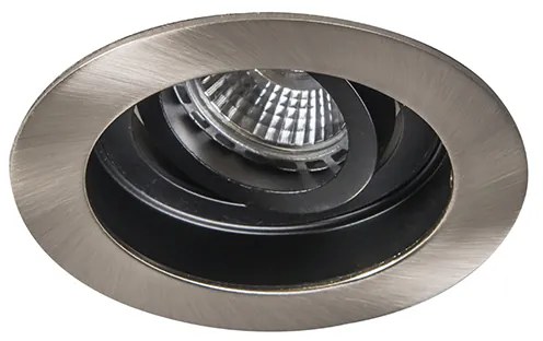 Faretto da incasso Rondoo in acciaio set da 5