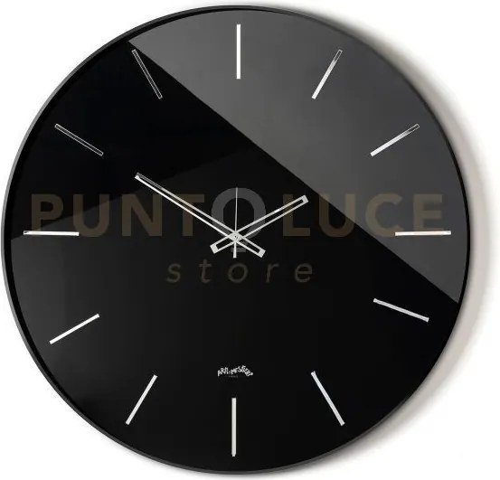Orologio da parete giotto 60 nero,crystal luxe nero