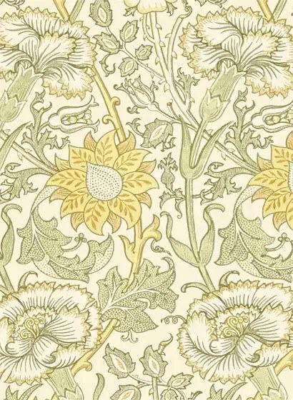 Morris & Co Carta da parati Pink & Rose - Cowslip/ Fennel