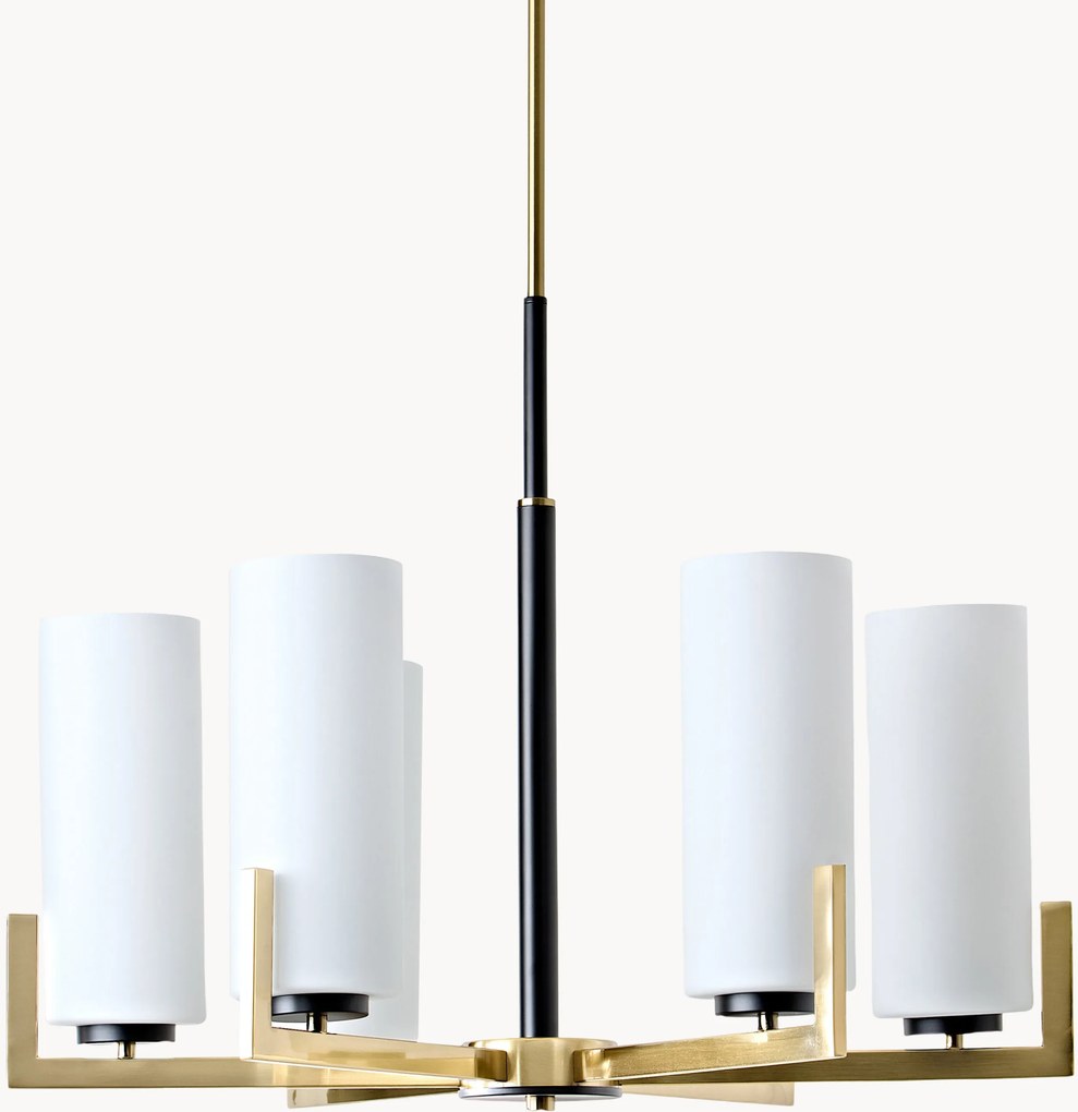 Lampadario grande in vetro Fortano