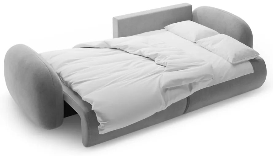 Divano angolare grigio scuro allungabile/con contenitore con rivestimento in velluto Tonale – Cosmopolitan Design