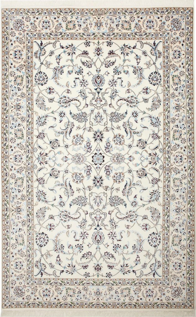 Nain Tappeto persiano 160 x 250 Beige (Iran) Annodato A Mano