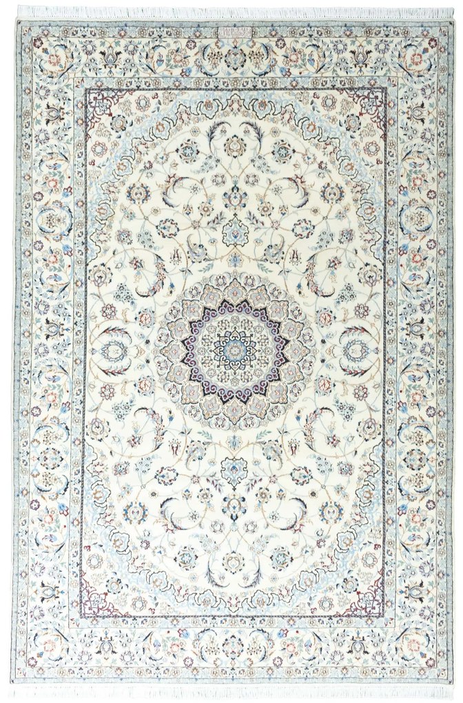 Nain Tappeto 300 x 200 Beige (Iran) Annodato A Mano