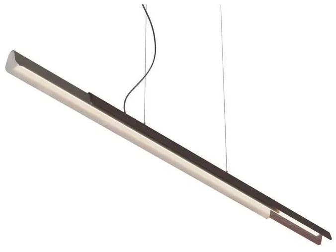 Dala Linear Lampada a sospensione 2700K Dark Grey/Wood - KDLN