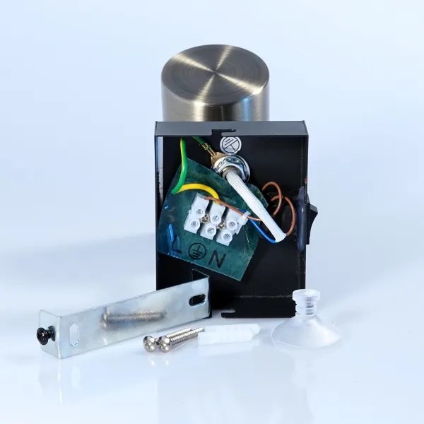 Globo 57911-1M - Faretto da parete ROBBY 1xGU10/25W/230V nero/ottone