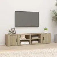 Mobili per TV 2pz Rovere Sonoma 80x31,5x36 cm Legno Multistrato 819443