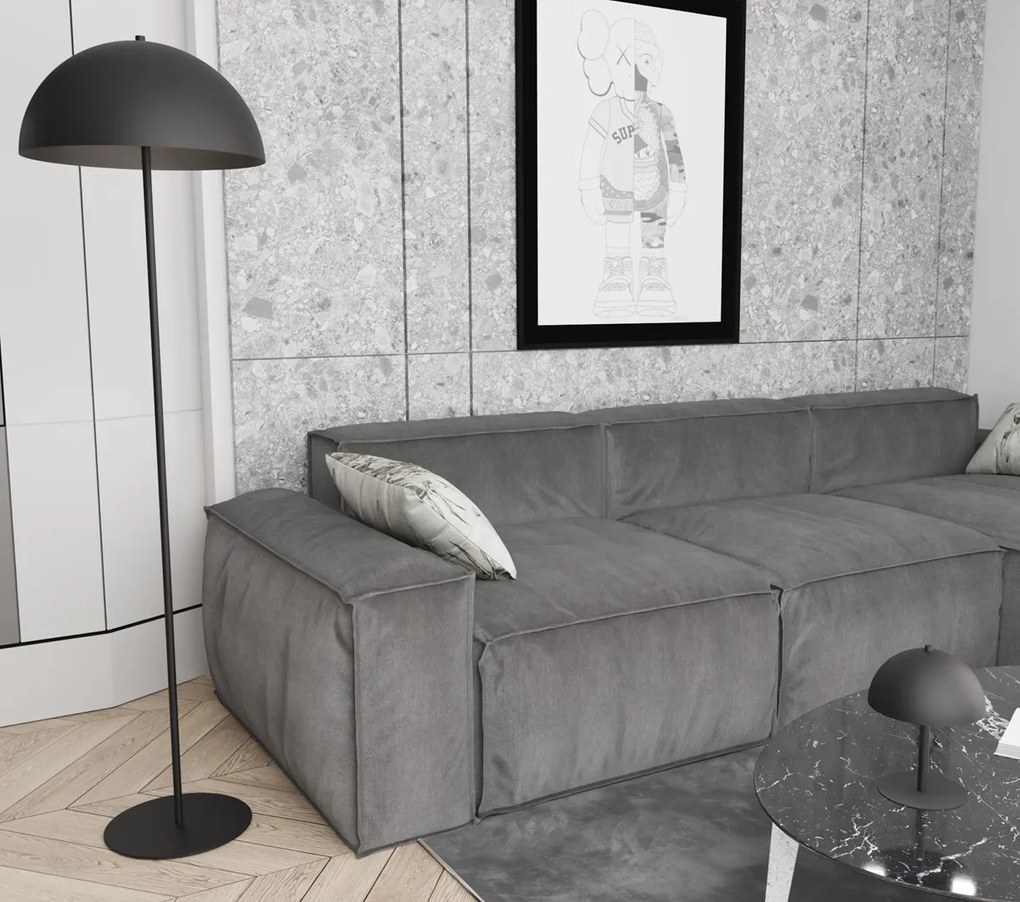Lampada Da Tavolo Moderna Demetra Acciaio Nero 2 Luci G9 Ip20