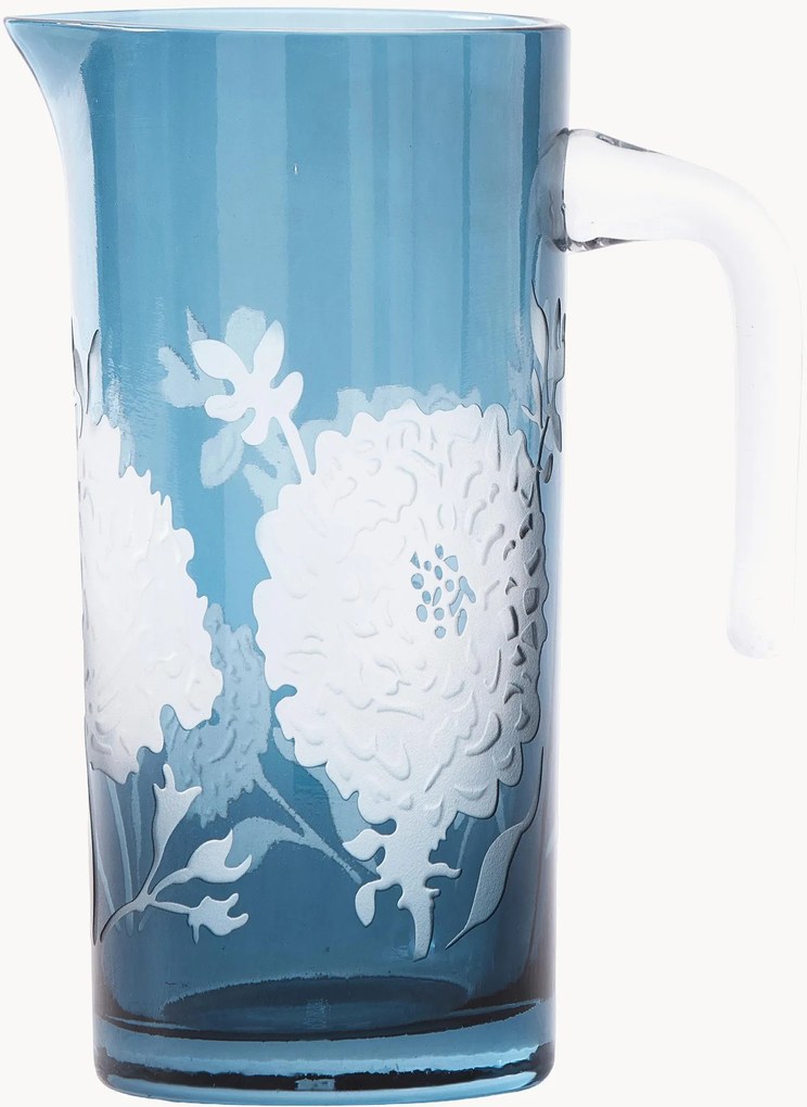 Caraffa in vetro Peony