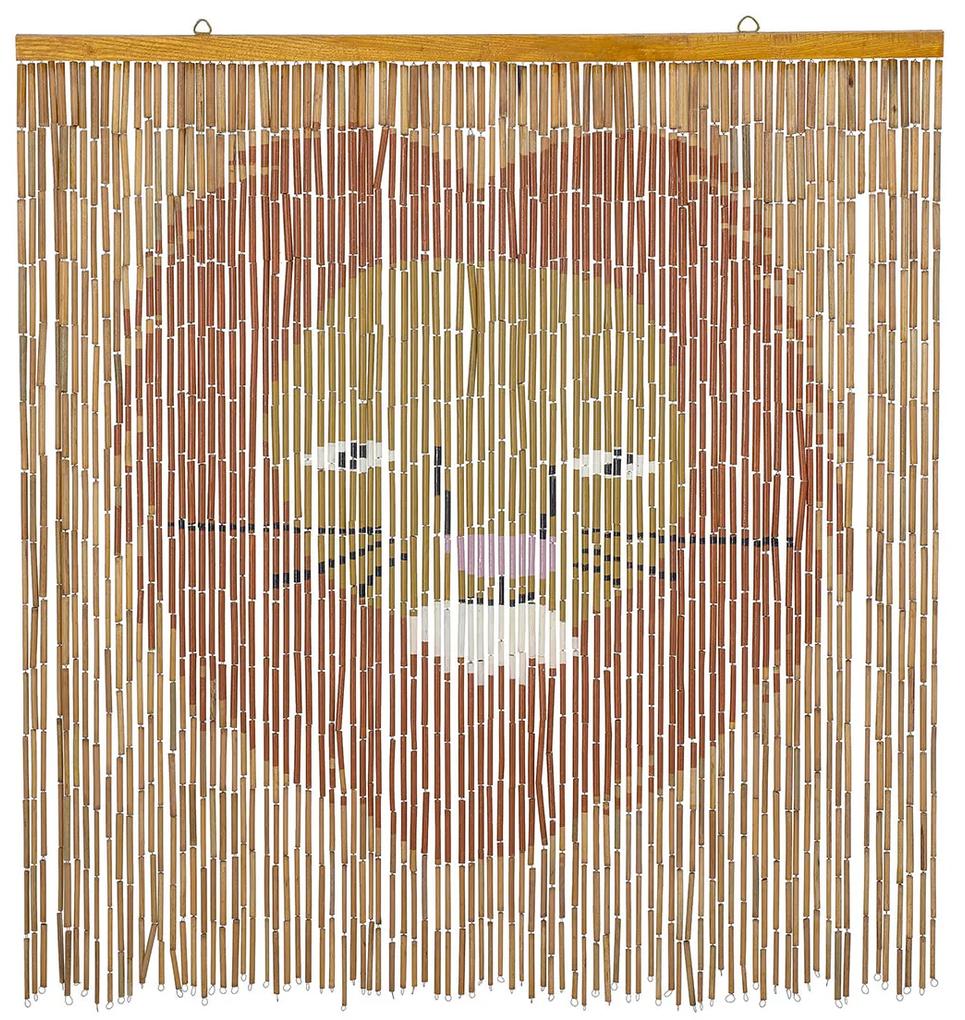 Tikamoon - Decorazione da parete in bambù Lion