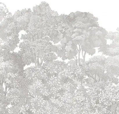 Rebel Walls Carta da parati panoramica Bellewood - Grey