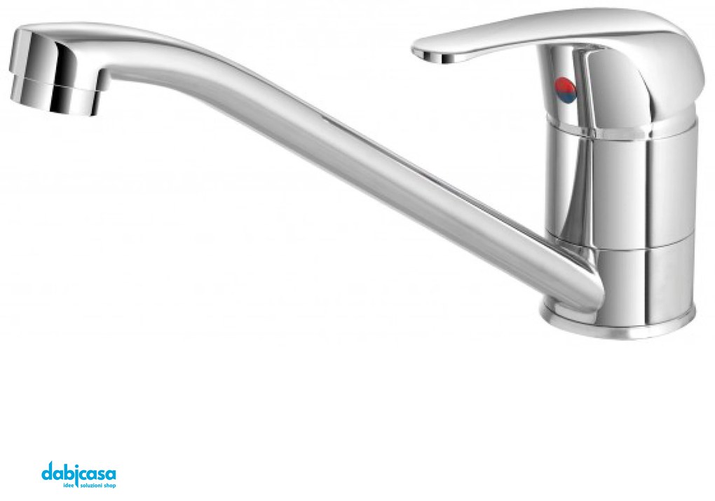 Miscelatore Lavello Cucina "Kitchen" A Canna Bassa Cromo Lucido